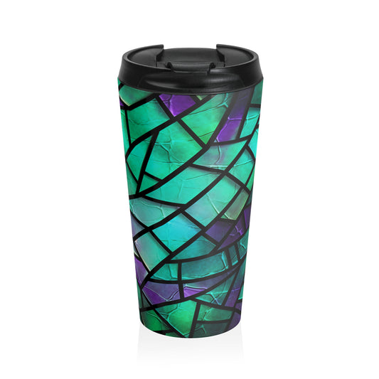 Geometric Turquoise - Tumbler